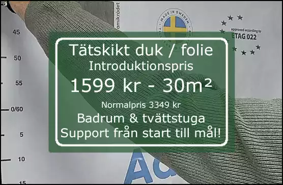 Adda Kiilto Kerasafe+ tätskikt till badrum och tvättstuga