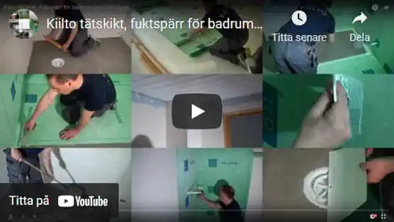 Tätskiktar med Kiilto Kerasafe+